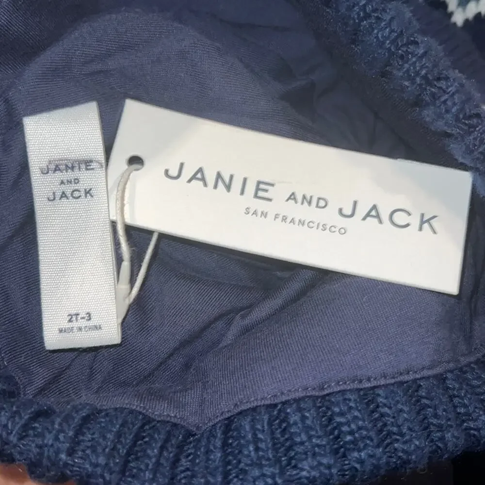 Janie and Jack Fair Isle Beanie, 2T-3 - NWT -